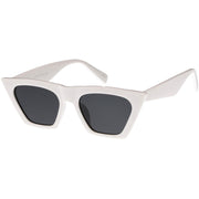 zeroUV Women's Retro Oversize Wide Pointed Cat Eye Sunglasses C921 Sunglasses White Smoke Red Smoke,White Smoke,Shiny Black Lavender,Matte Black Smoke,Tortoise Brown