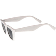 zeroUV Women's Retro Oversize Wide Pointed Cat Eye Sunglasses C921 Sunglasses White Smoke Red Smoke,White Smoke,Shiny Black Lavender,Matte Black Smoke,Tortoise Brown