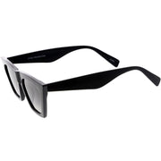 zeroUV Women's Retro Oversize Wide Pointed Cat Eye Sunglasses C921 Sunglasses White Smoke Red Smoke,White Smoke,Shiny Black Lavender,Matte Black Smoke,Tortoise Brown