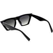 zeroUV Women's Retro Oversize Wide Pointed Cat Eye Sunglasses C921 Sunglasses White Smoke Red Smoke,White Smoke,Shiny Black Lavender,Matte Black Smoke,Tortoise Brown