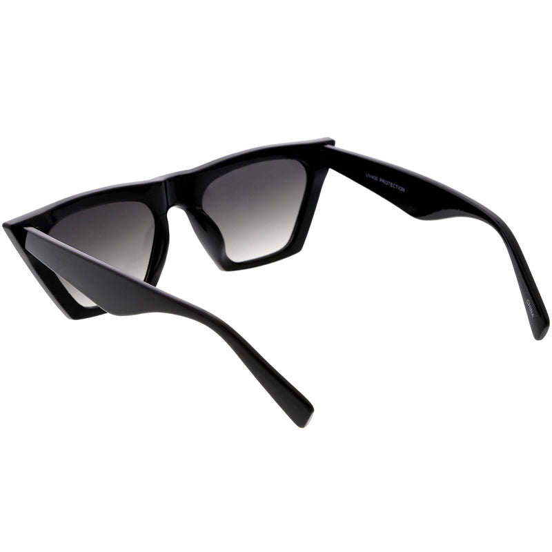 zeroUV Women's Retro Oversize Wide Pointed Cat Eye Sunglasses C921 Sunglasses White Smoke Red Smoke,White Smoke,Shiny Black Lavender,Matte Black Smoke,Tortoise Brown