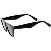 zeroUV Women's Retro Oversize Wide Pointed Cat Eye Sunglasses C921 Sunglasses White Smoke Red Smoke,White Smoke,Shiny Black Lavender,Matte Black Smoke,Tortoise Brown