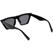 zeroUV Women's Retro Oversize Wide Pointed Cat Eye Sunglasses C921 Sunglasses White Smoke Red Smoke,White Smoke,Shiny Black Lavender,Matte Black Smoke,Tortoise Brown