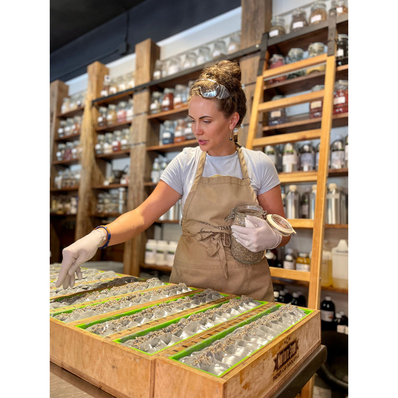 MION Artisan Soap Co. Lavender Soap | Shea Butter Soap Rosy Brown