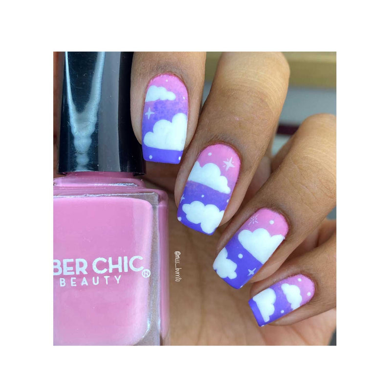 UberChic Beauty Create-A-Scape Stamping Plate Rosy Brown