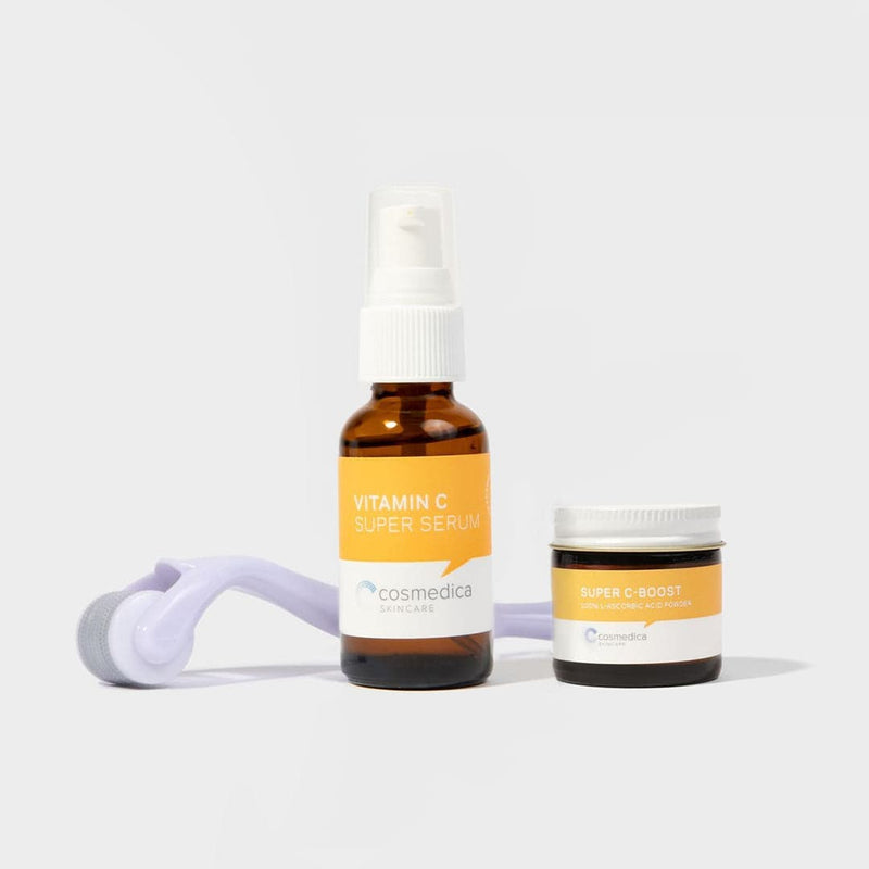 Cosmedica Skincare Super C Duo + Microneedling Derma Roller Kit Lavender