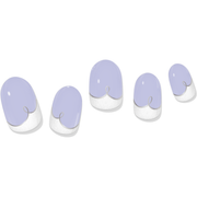 laurenbbeauty COLOR CHANGE Malibu Coastline Cobalt Gel Nail Wrap Nail Art Kits & Accessories White Smoke