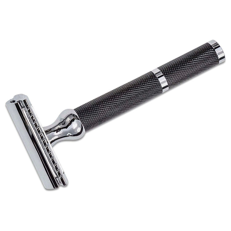 Parker Parker 71R Heavyweight Three Piece Double Edge Safety Razor Safety Razor Dark Slate Gray