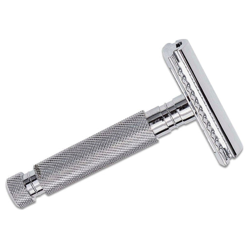 Parker Parker 97R Heavyweight Three Piece Double Edge Safety Razor Safety Razor Light Gray