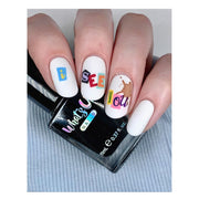 UberChic Beauty Comfy Clothes and Murder Shows Stamping Plate Light Steel Blue