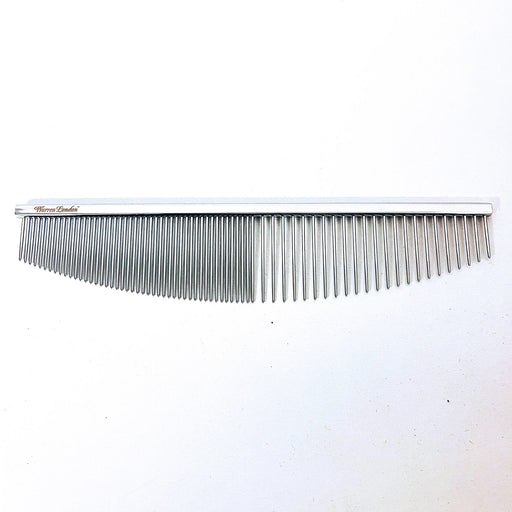Warren London Crescent Detail Comb Pet Combs & Brushes White Smoke