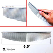 Warren London Crescent Detail Comb Pet Combs & Brushes White Smoke
