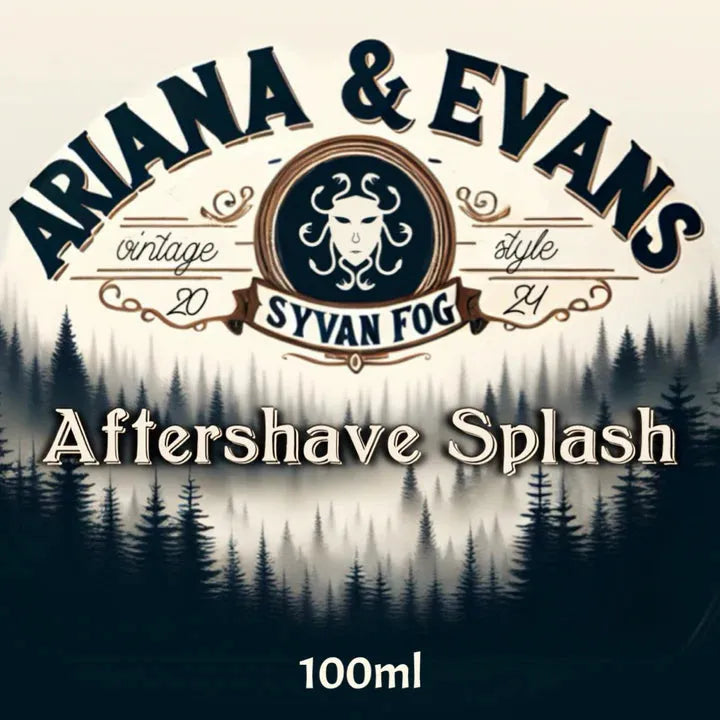 Ariana & Evans Ariana & Evans Sylvan Fog Shaving Collection Shaving Set Black Aftershave Splash 100ml