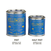 Good & Well Supply Co Glacier National Park Candle Candles White Smoke Half Pint / 8oz / Cotton Wick,Pint / 14oz / Cotton Wick