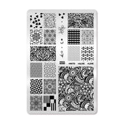 UberChic Beauty Collection 17 Stamping Plate Light Gray