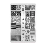 UberChic Beauty Collection 17 Stamping Plate Black