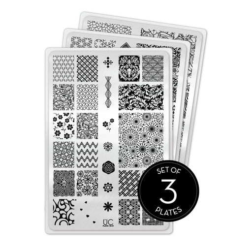 UberChic Beauty Collection 18 Stamping Plate Black