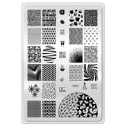 UberChic Beauty Collection 02 Stamping Plate Black