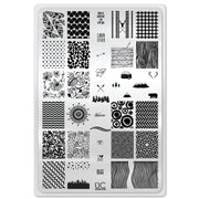UberChic Beauty Collection 02 Stamping Plate Black