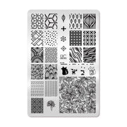 UberChic Beauty Collection 21 Stamping Plate Black
