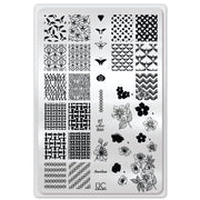 UberChic Beauty Collection 28 Stamping Plate Light Gray