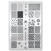 UberChic Beauty Collection 28 Stamping Plate Light Gray