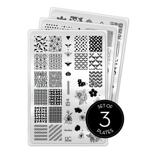 UberChic Beauty Collection 28 Stamping Plate Black
