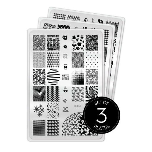 UberChic Beauty Collection 02 Stamping Plate Black