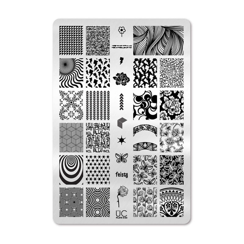 UberChic Beauty Collection 09 Stamping Plate Black