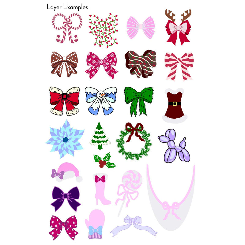 UberChic Beauty Coquette Christmas Stamping Plate White Smoke