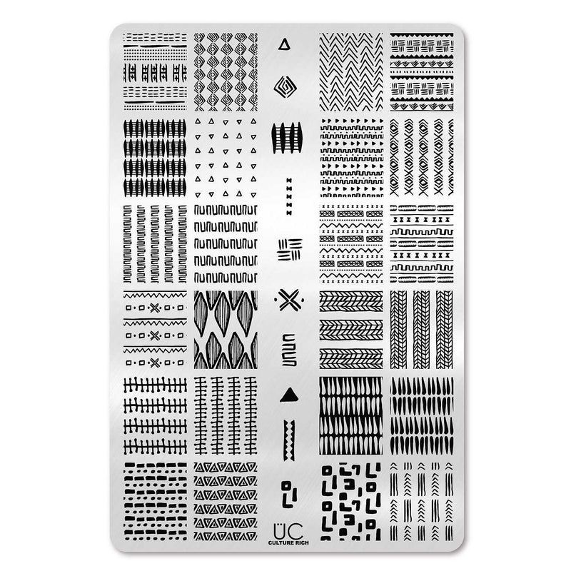 UberChic Beauty Culture Rich Stamping Plate Black
