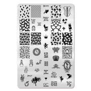 UberChic Beauty Fairytale-02 Stamping Plate Lavender