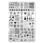 UberChic Beauty Jingle All The Way, (Christmas-05) Stamping Plate Lavender