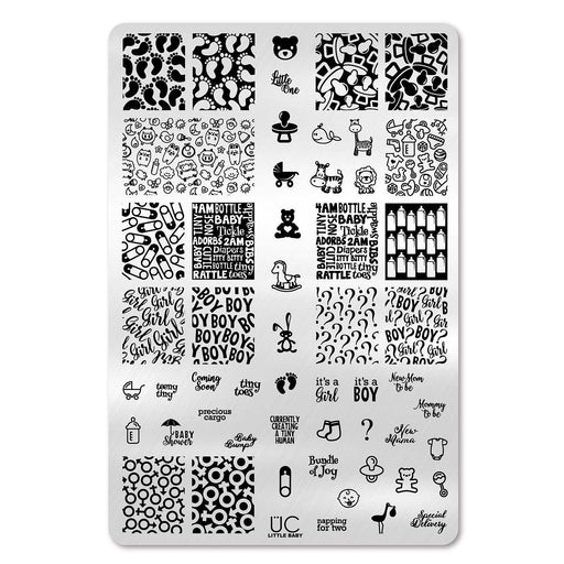 UberChic Beauty Little Baby Stamping Plate Black