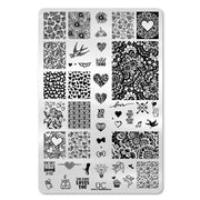 UberChic Beauty Love and Marriage-04 Stamping Plate Black
