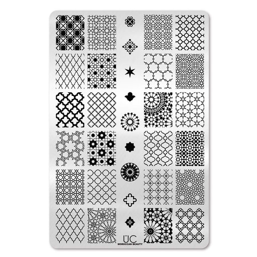 UberChic Beauty Moroccan Beauty Stamping Plate Black