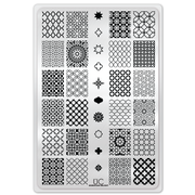 UberChic Beauty Moroccan Delight Stamping Plate Light Gray