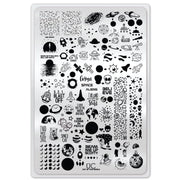 UberChic Beauty Out Of This World Stamping Plate Light Gray