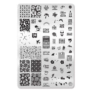 UberChic Beauty Vacation Mode Stamping Plate Lavender