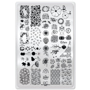 UberChic Beauty What A Wonder-Fall World Stamping Plate Light Gray