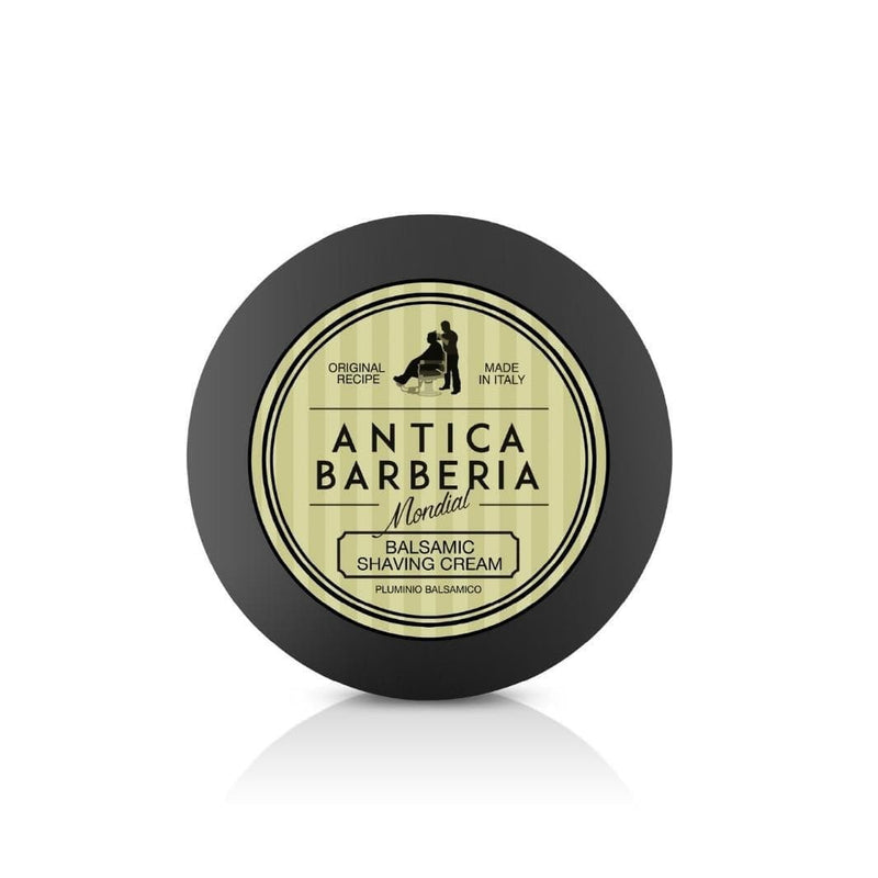 Antica Barberia Mondial US Balsamic Classic Shaving Gift Box: Brush + Aftershave Balm + Shaving Cream Gift Set White Smoke