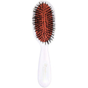 Creative Pro Hair Tools Classic Signature White Paddle Boar Bristle Hair Brush Hair Brush White Smoke Pocket Boar Bristle