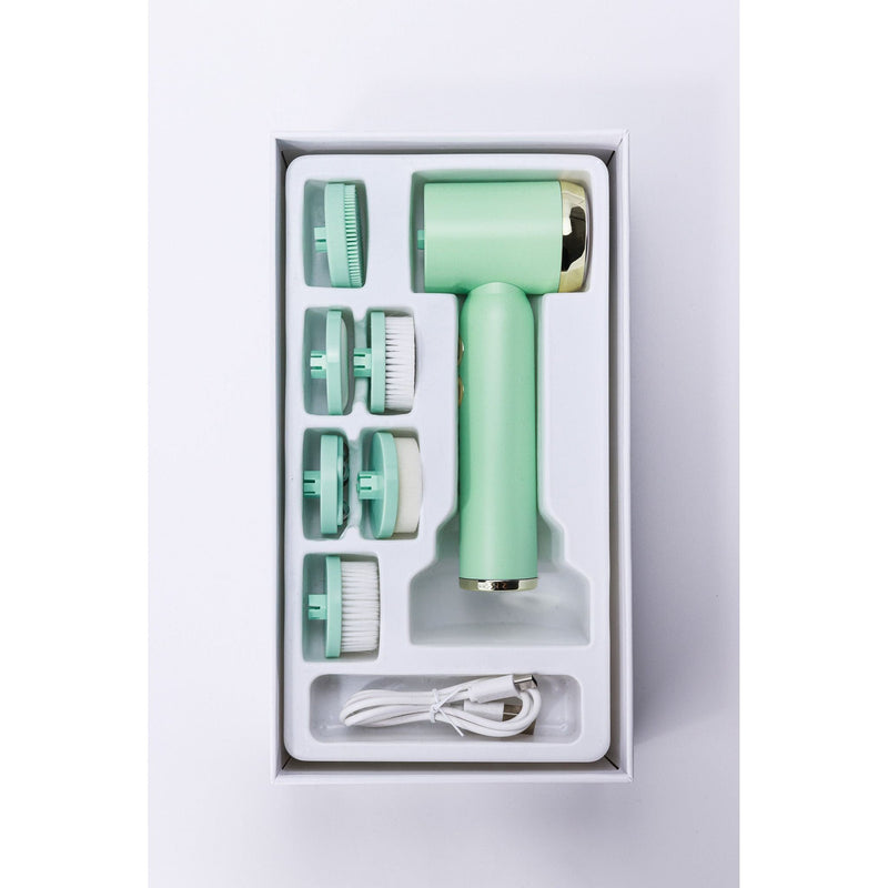 minimanimoo CLEO 8 in 1 Face Brush Light Gray