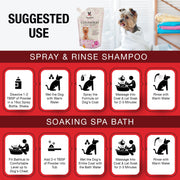 Warren London Cleopatra's Doggy Milk Bath Spa Product White Smoke 32oz,12oz