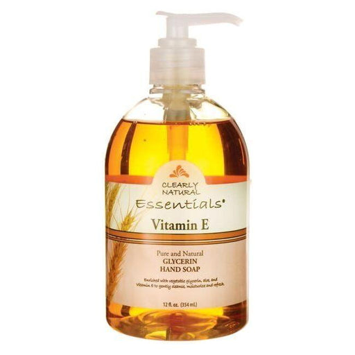 Clearly Natural Clearly Natural Vitamin E Glycerin Hand Soap 12 oz Bath Wheat