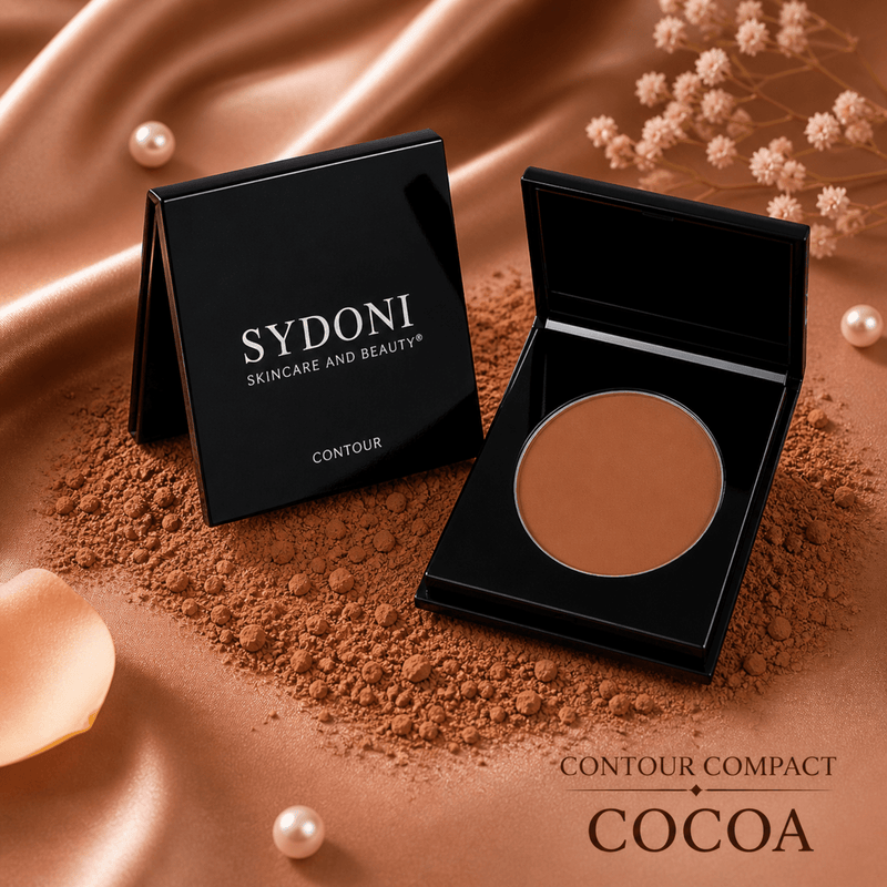 Sydoni Skincare and Beauty SYDONI CONTOUR POWDER-SINGLE PALETTE Net. Wt. 0.04kg Pressed Powder Black COCOA-Rich Warm Brown