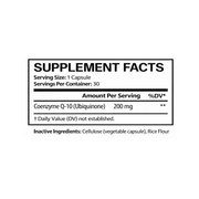 Energi Nutrition CoQ Health Supplement White Smoke
