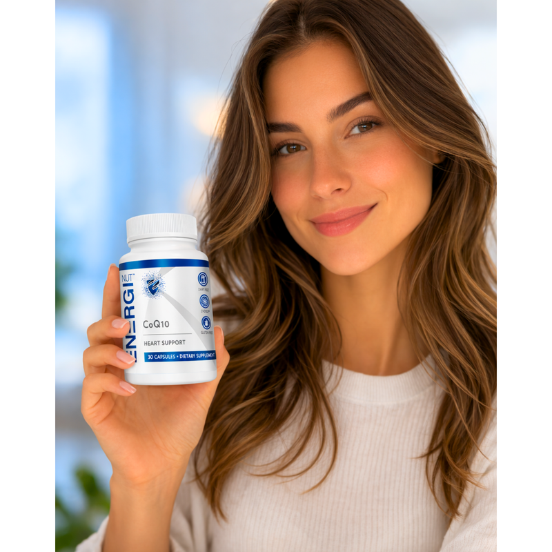 Energi Nutrition CoQ Health Supplement Gray