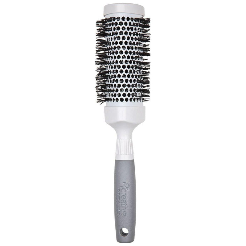 Creative Pro Hair Tools Pro Ceramic Triangle Hair Brush Hair Brush White Smoke 2.5"(CR100p)