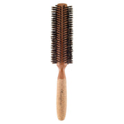 Creative Pro Hair Tools Eco-Friendly Extended 6" Long Cork Barrel Round Hair Brush Hair Brush White Smoke Boar Bristle